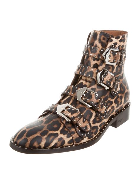 givenchy leopard print boots|Givenchy boots women.